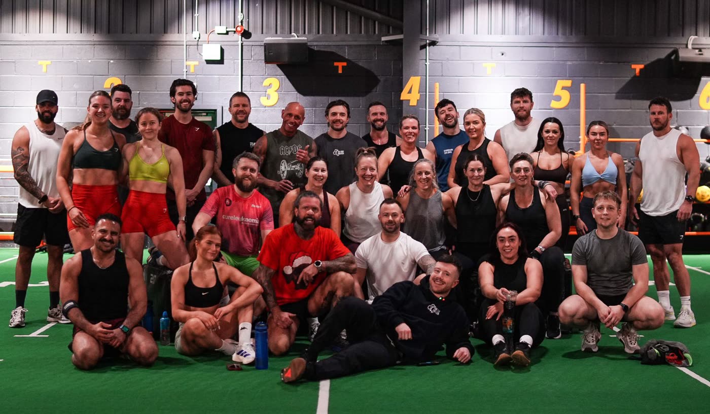 The Body Engineer community group after a training day